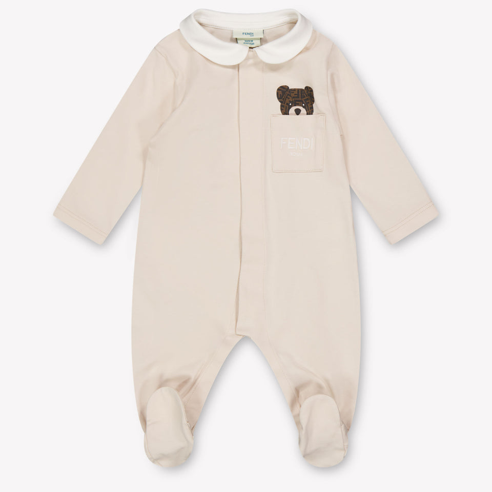 Fendi Bambino Unisex Tutina dentro Beige