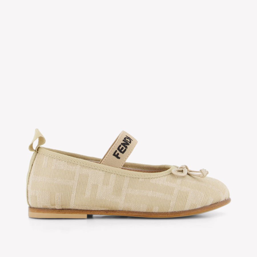 Fendi Kinder Meisjes Schoenen In Beige