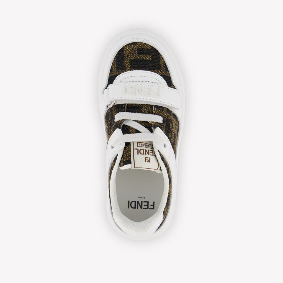 Fendi Unisex Sneakers In White
