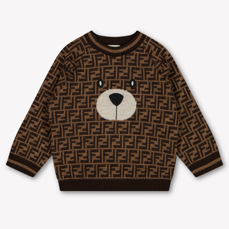Fendi Unisex-Pullover für Babys Braun