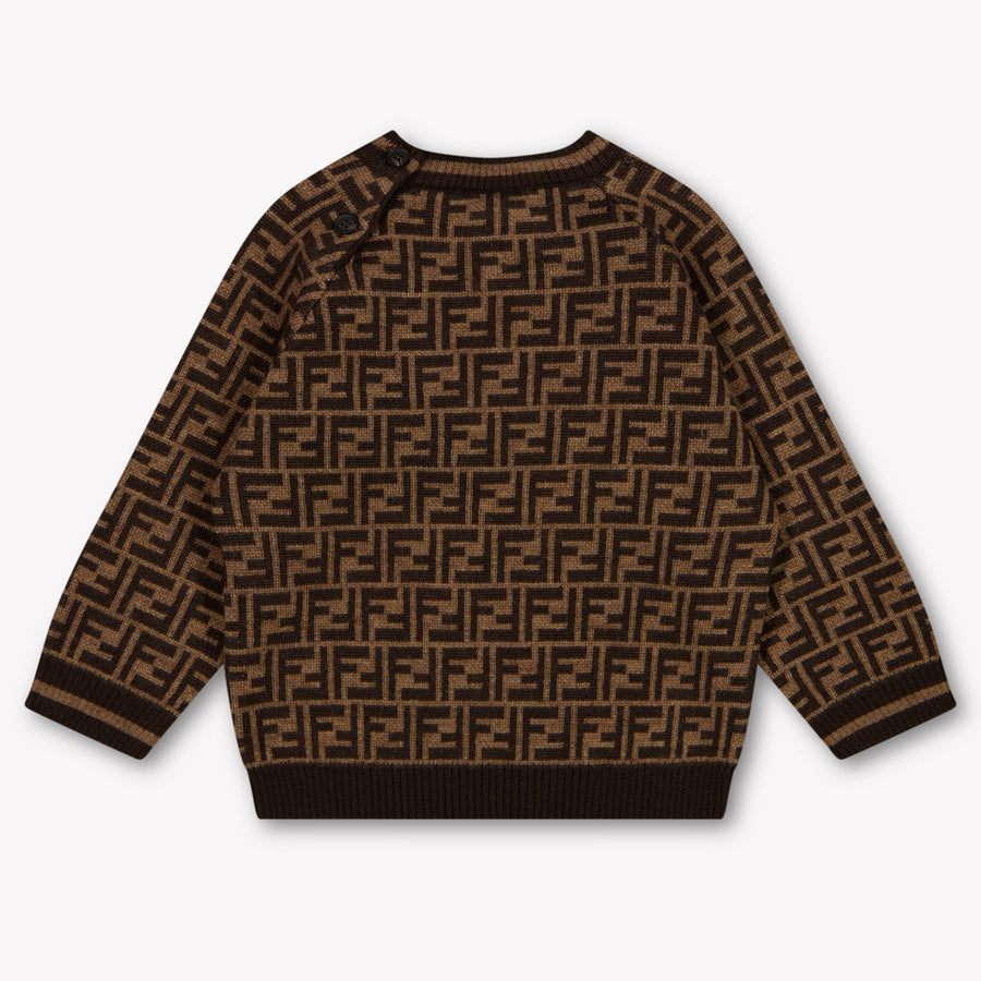 Fendi Unisex-Pullover für Babys Braun