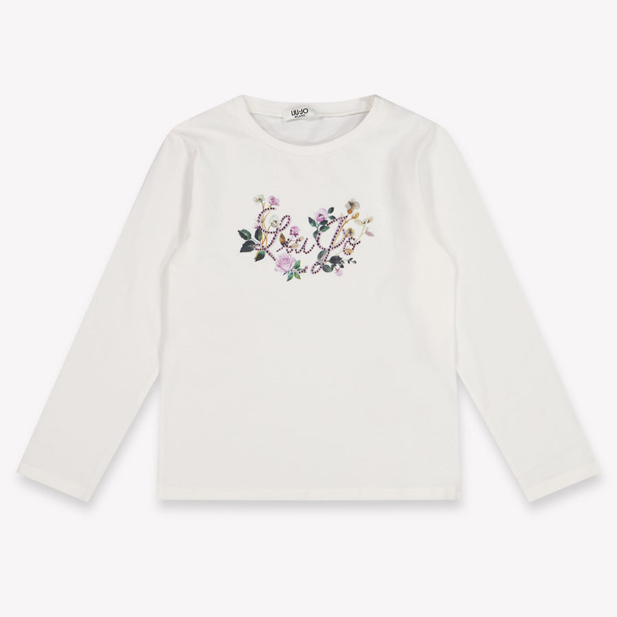 Liu Jo Kinder Meisjes T-Shirt In Off White