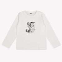 Liu Jo niños Chicas Camiseta adentro Blanco