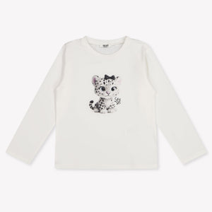 Liu Jo niños Chicas Camiseta adentro Blanco