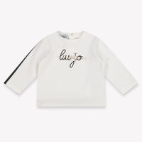 Liu Jo bebe Chicas Camiseta adentro Blanco Roto