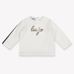Liu Jo bebe Chicas Camiseta adentro Blanco Roto