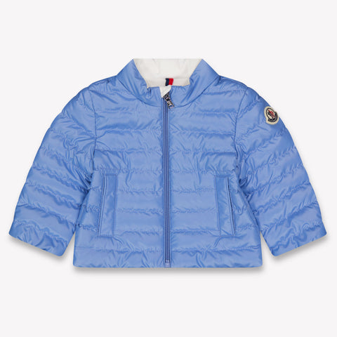 Moncler Kerem Baby Ragazzi In mezzo alla giacca Azzurro