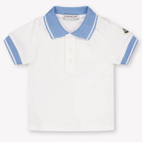 Moncler bebe Chicos polo en Blanco