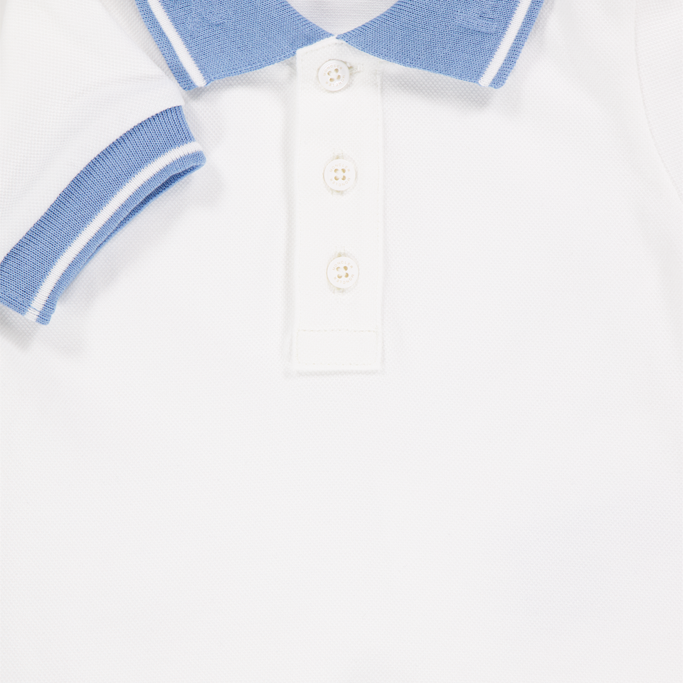 Moncler Baby Jungen Polo In Weiß