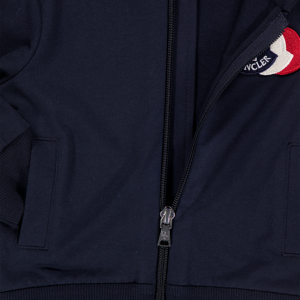 Moncler Baby Boys Cardigan In Navy