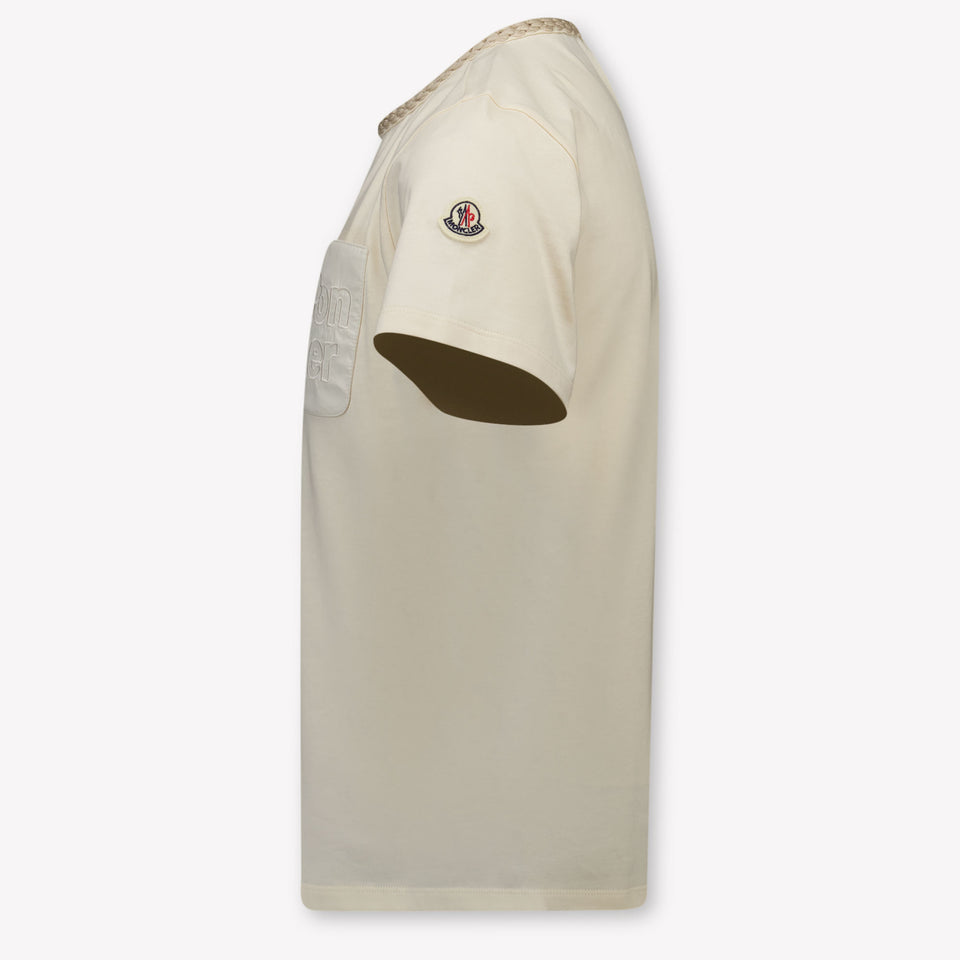 Moncler Kinder Mädchen T-Shirt In Grauweiß