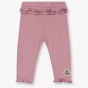 Moncler Bambino Ragazze Leggings dentro Rosa
