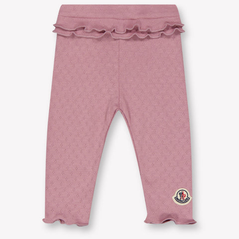 Moncler Bambino Ragazze Leggings dentro Rosa