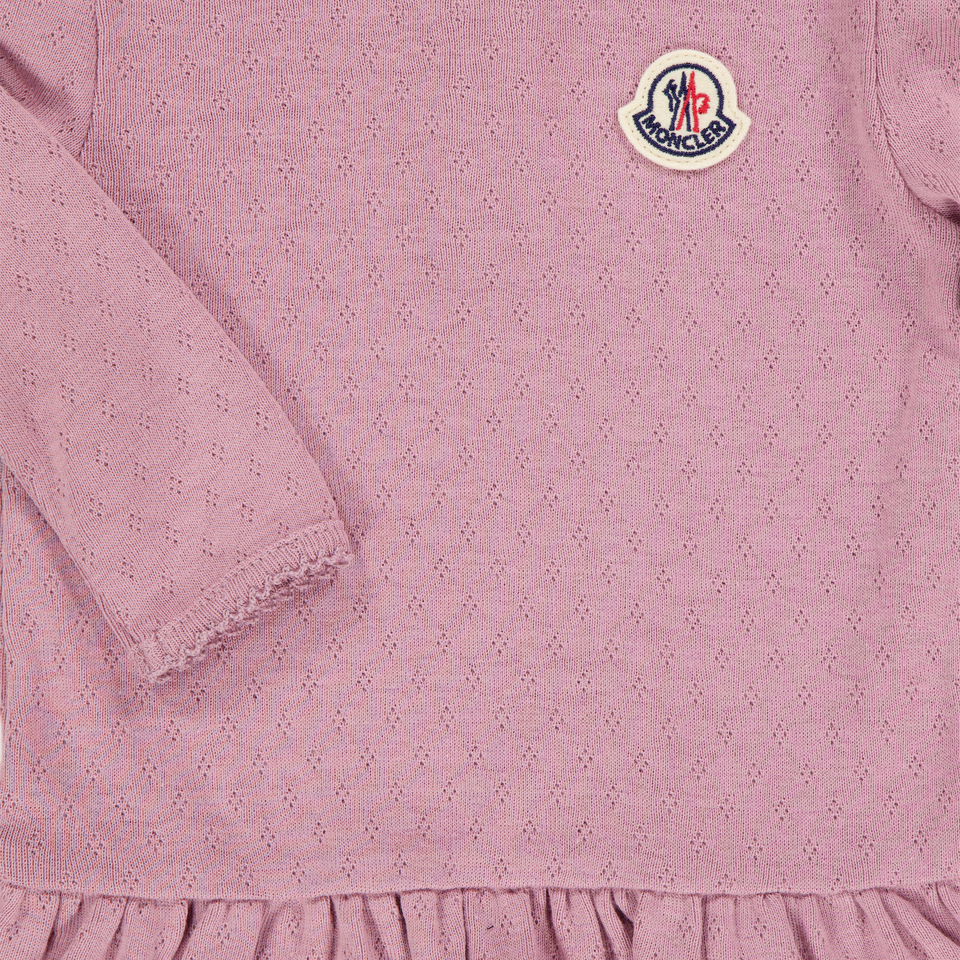 Moncler Bébé Filles Habillez-vous Rose