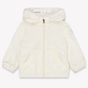 Moncler Bébé Nigar Filles Veste d'été en blanc cassé