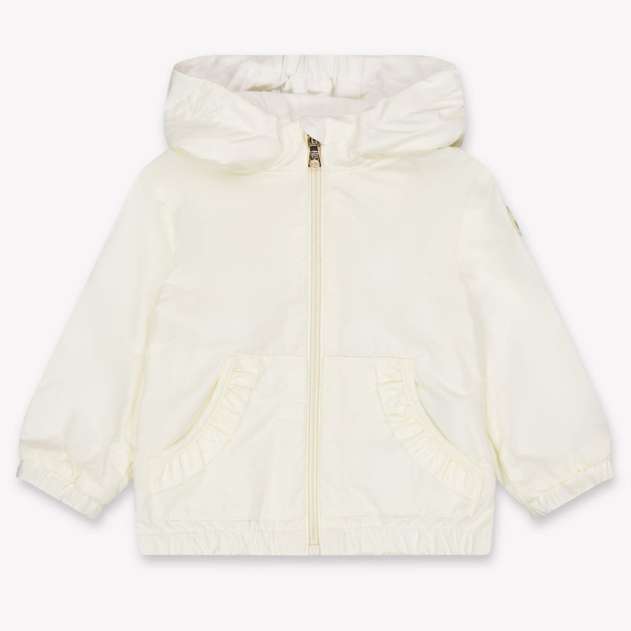 Moncler Bébé Nigar Filles Veste d'été en blanc cassé