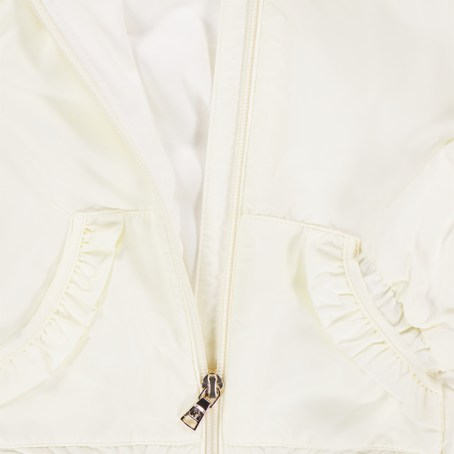 Moncler Bébé Nigar Filles Veste d'été en blanc cassé