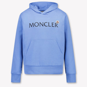 Moncler Bambini Ragazzi Maglione dentro Azzurro