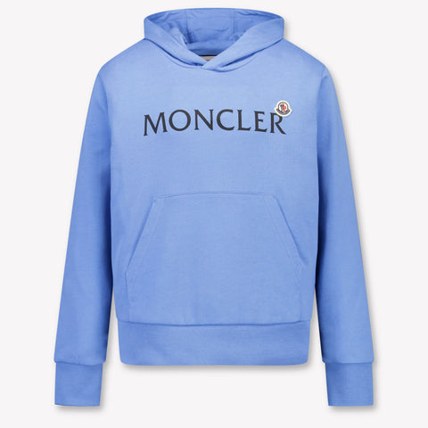 Moncler niños Chicos suéter en Azul Claro
