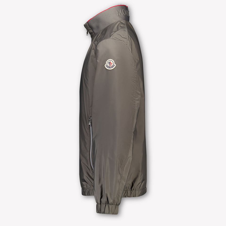 Moncler Hilmi Kids Boys Summer jacket In Gray