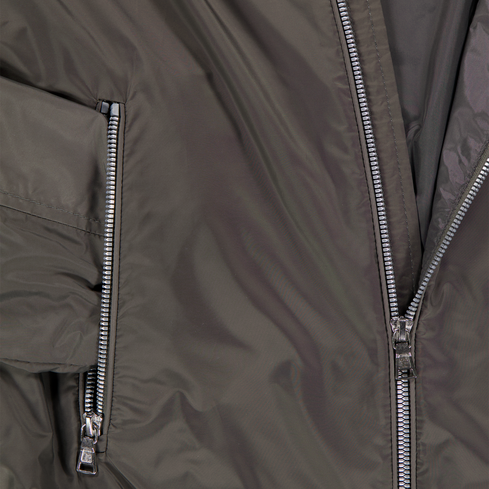 Moncler Hilmi Kids Boys Summer jacket In Gray