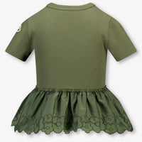 Moncler Kids Girls Dress In Army