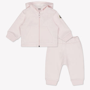 Moncler Baby Mädchen Jogginganzug In Hellrosa