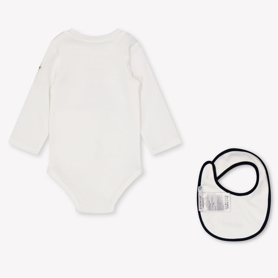 Moncler Baby Unisex Romper In Navy