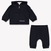 Moncler Baby Jungen Jogginganzug In Marineblau