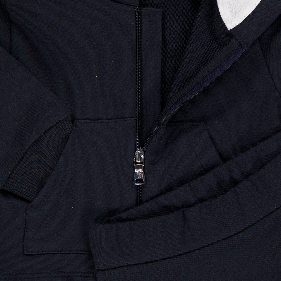 Moncler bebe Chicos Traje de jogging En Navy