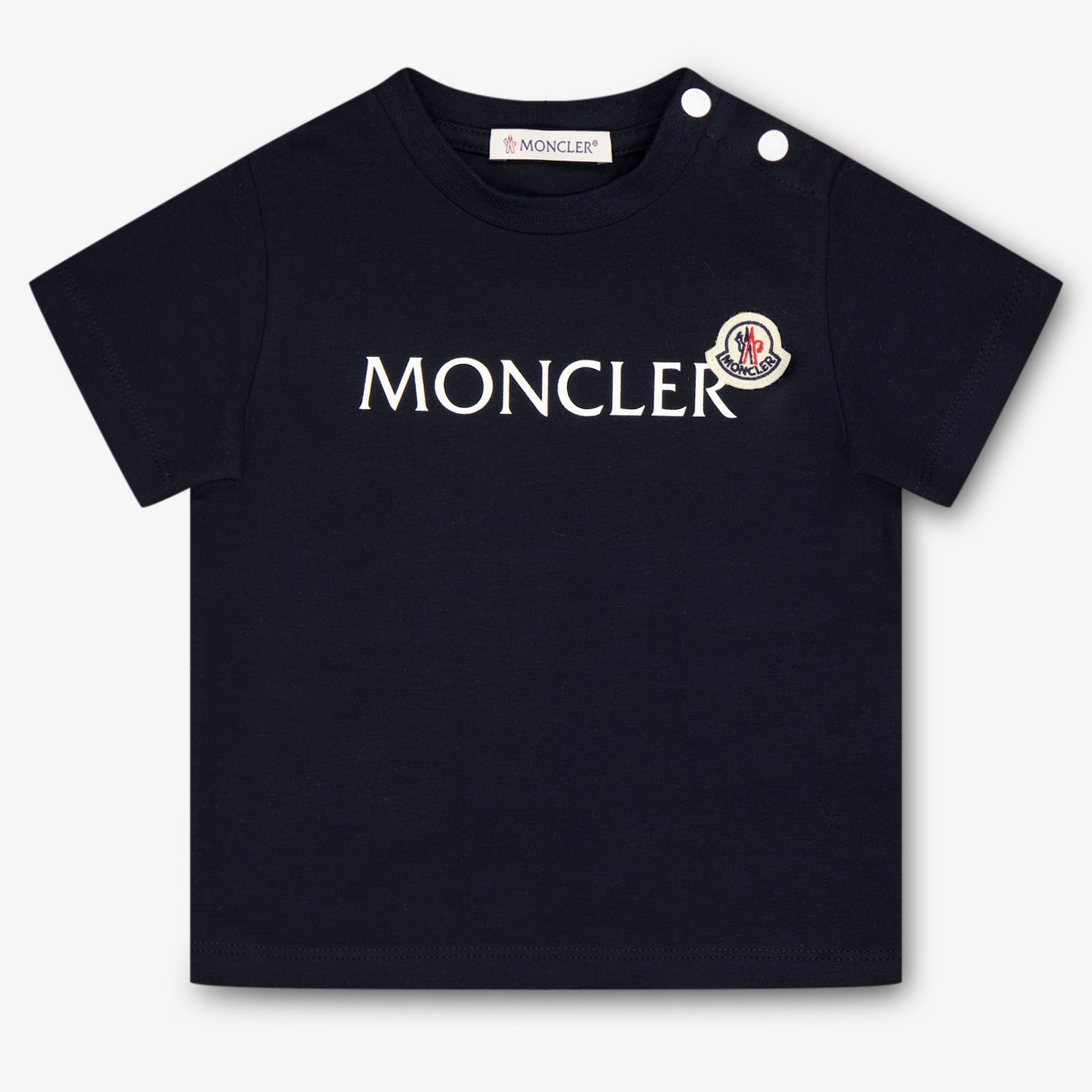 Moncler Baby Jungen T-Shirt In Marineblau