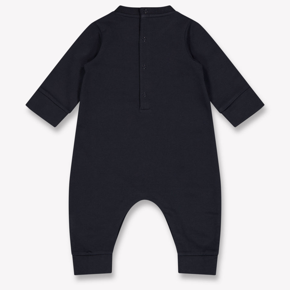 Moncler Baby Jungen Spielanzug In Marineblau