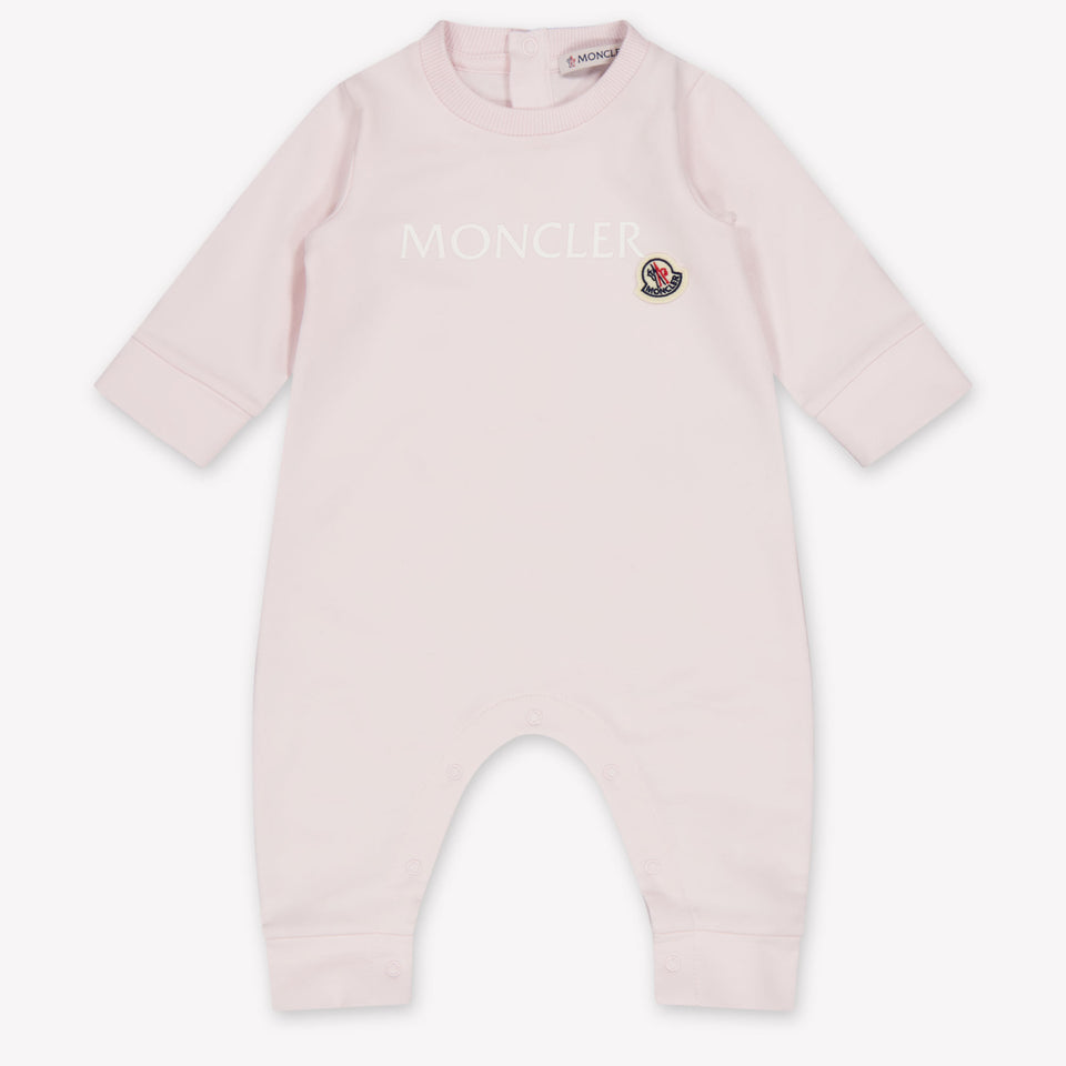 Moncler bebe Chicas Mono corto en Rosa claro