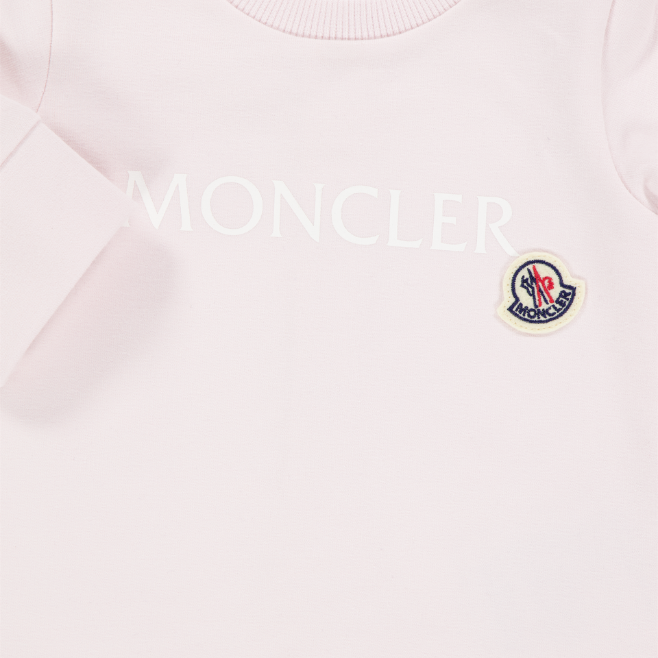 Moncler bebe Chicas Mono corto en Rosa claro