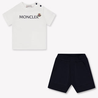 Moncler Bambino Ragazzi Impostato Bianco