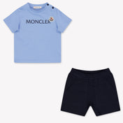 Moncler Baby Jongens Setje In Licht Blauw