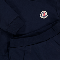 Moncler bebe Chicos Traje de jogging En Navy