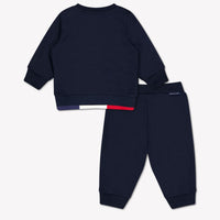 Moncler bebe Chicos Traje de jogging En Navy