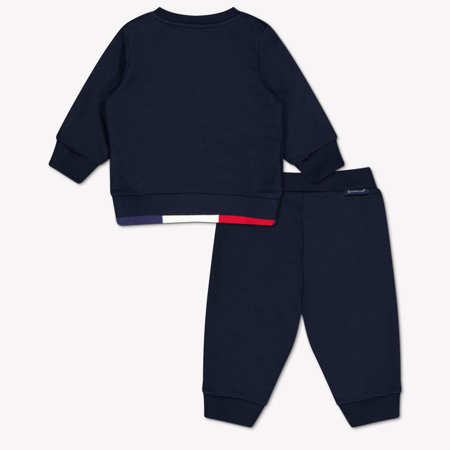 Moncler bebe Chicos Traje de jogging En Navy