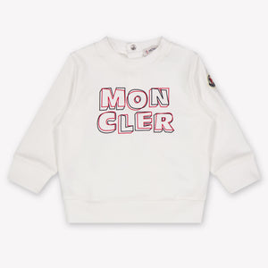 Moncler Bambino Ragazzi Maglione dentro Bianco