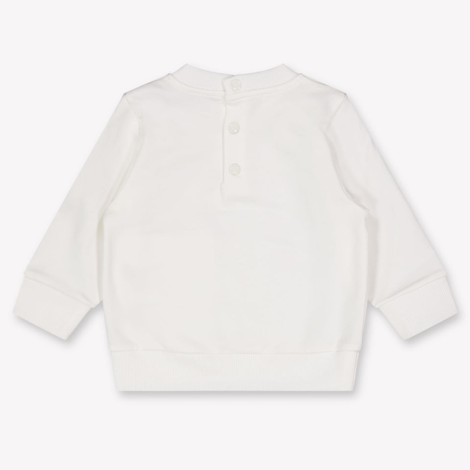 Moncler Baby Jungen Pullover rein Weiß