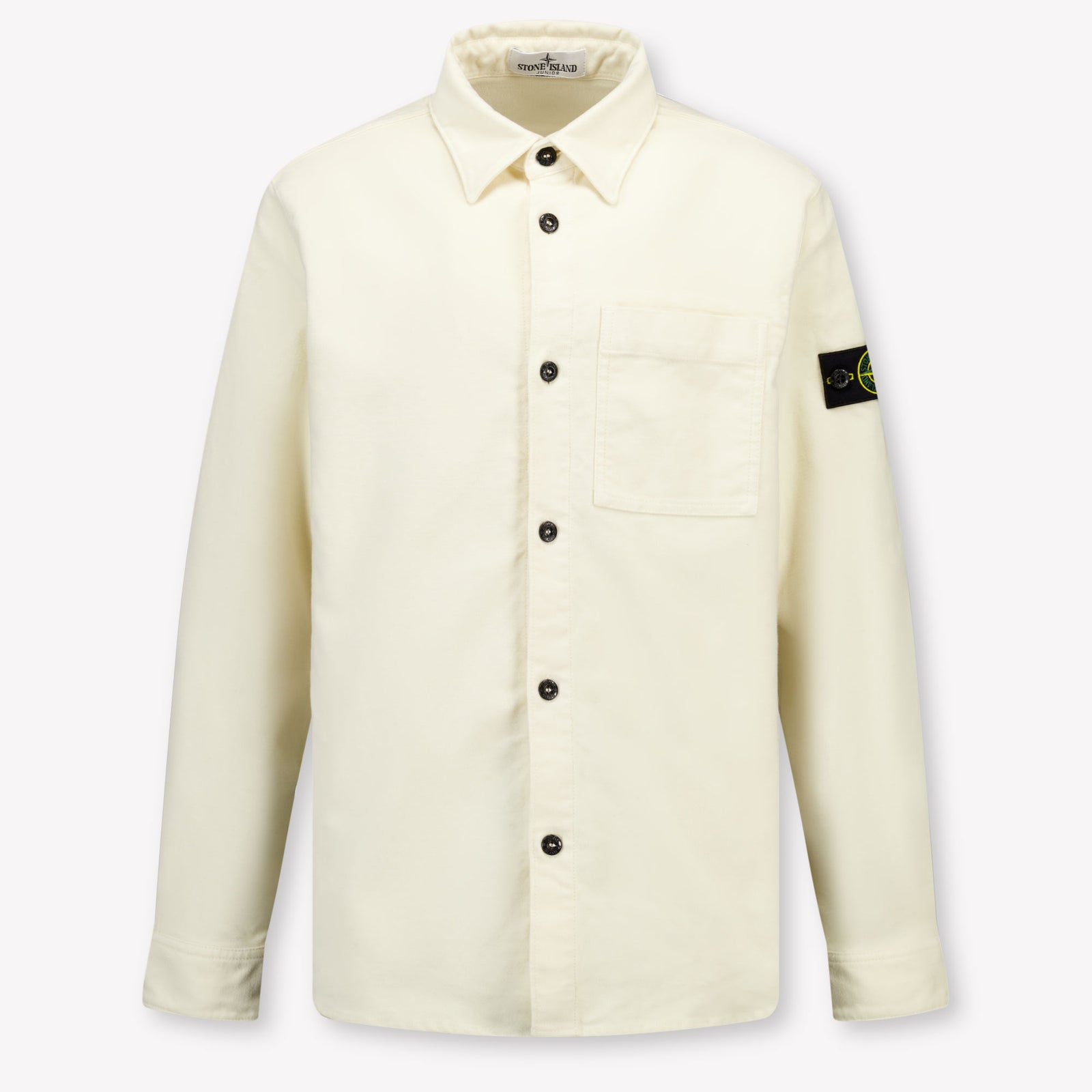 Stone Island Kinder Jongens Blouse In Off White