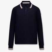 Moncler Bambini Ragazzi Polo In Navy