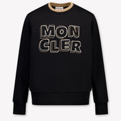 Moncler Kinder Jungen Pullover rein Schwarz