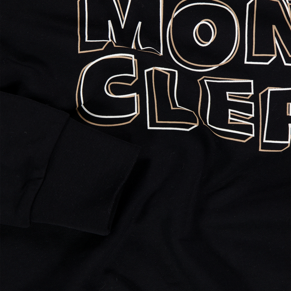 Moncler Kids Boys Sweater In Black