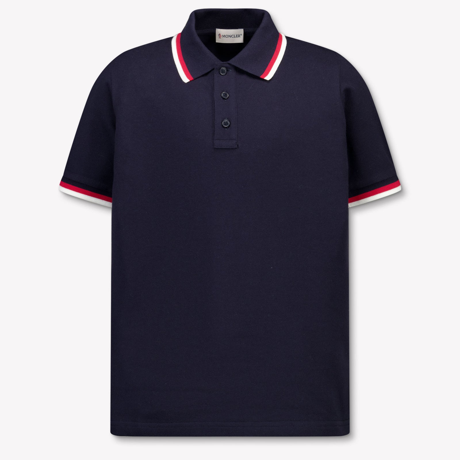 Moncler Bambini Ragazzi Polo In Navy