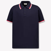 Moncler niños Chicos polo en Navy