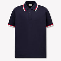 Moncler Bambini Ragazzi Polo In Navy