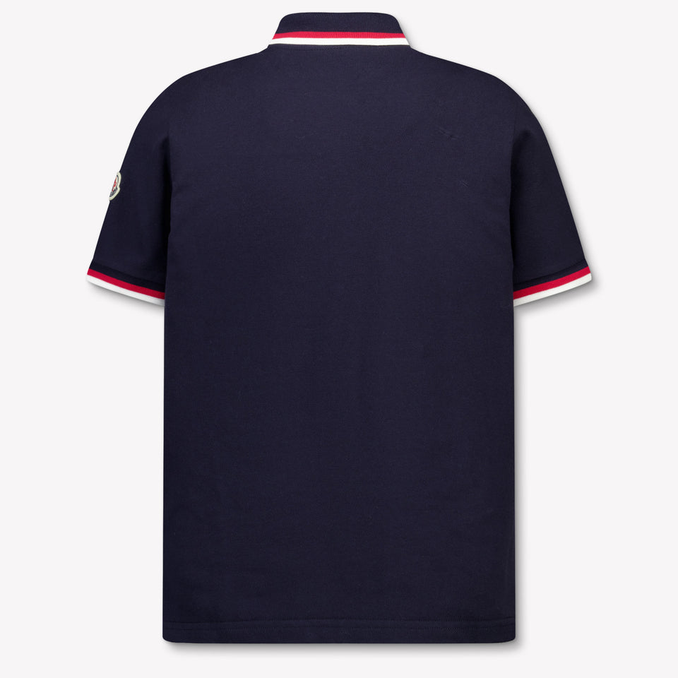 Moncler niños Chicos polo en Navy