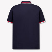 Moncler Bambini Ragazzi Polo In Navy